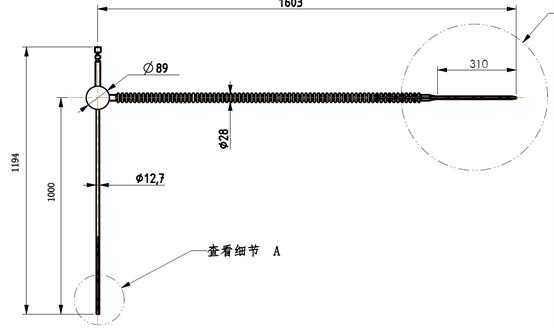 加長真空排液管
