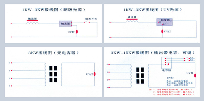 uv燈的四種接線(xiàn)方法